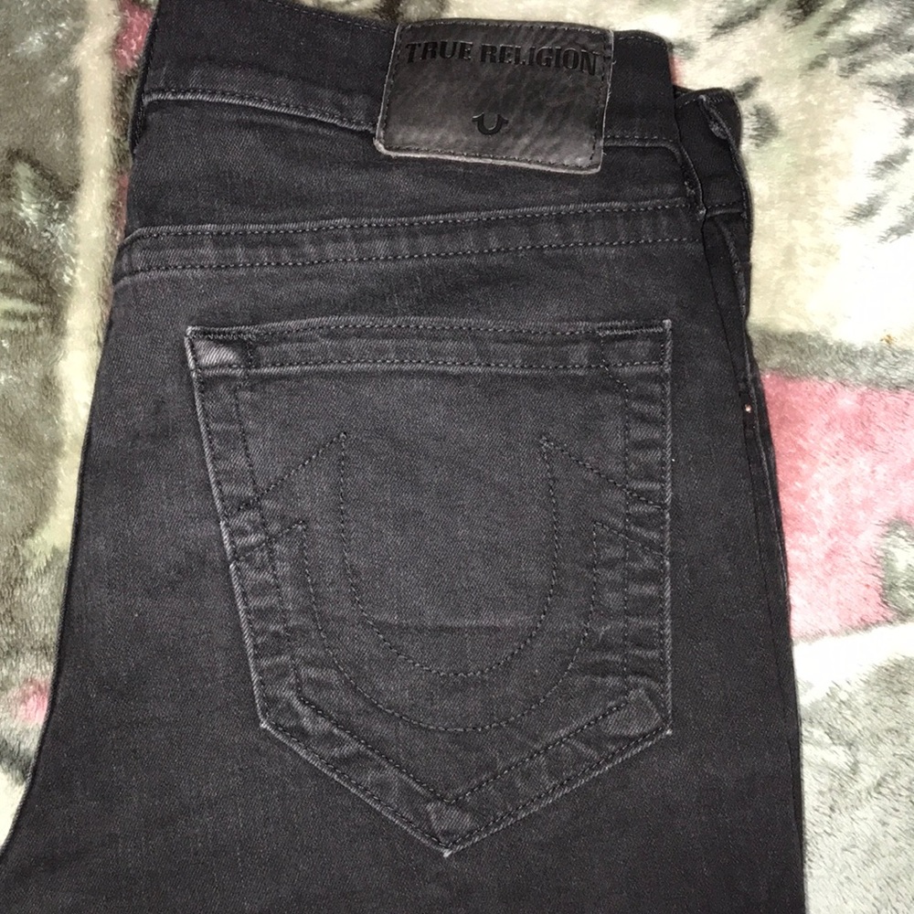 Skinny Black True Religion Jeans